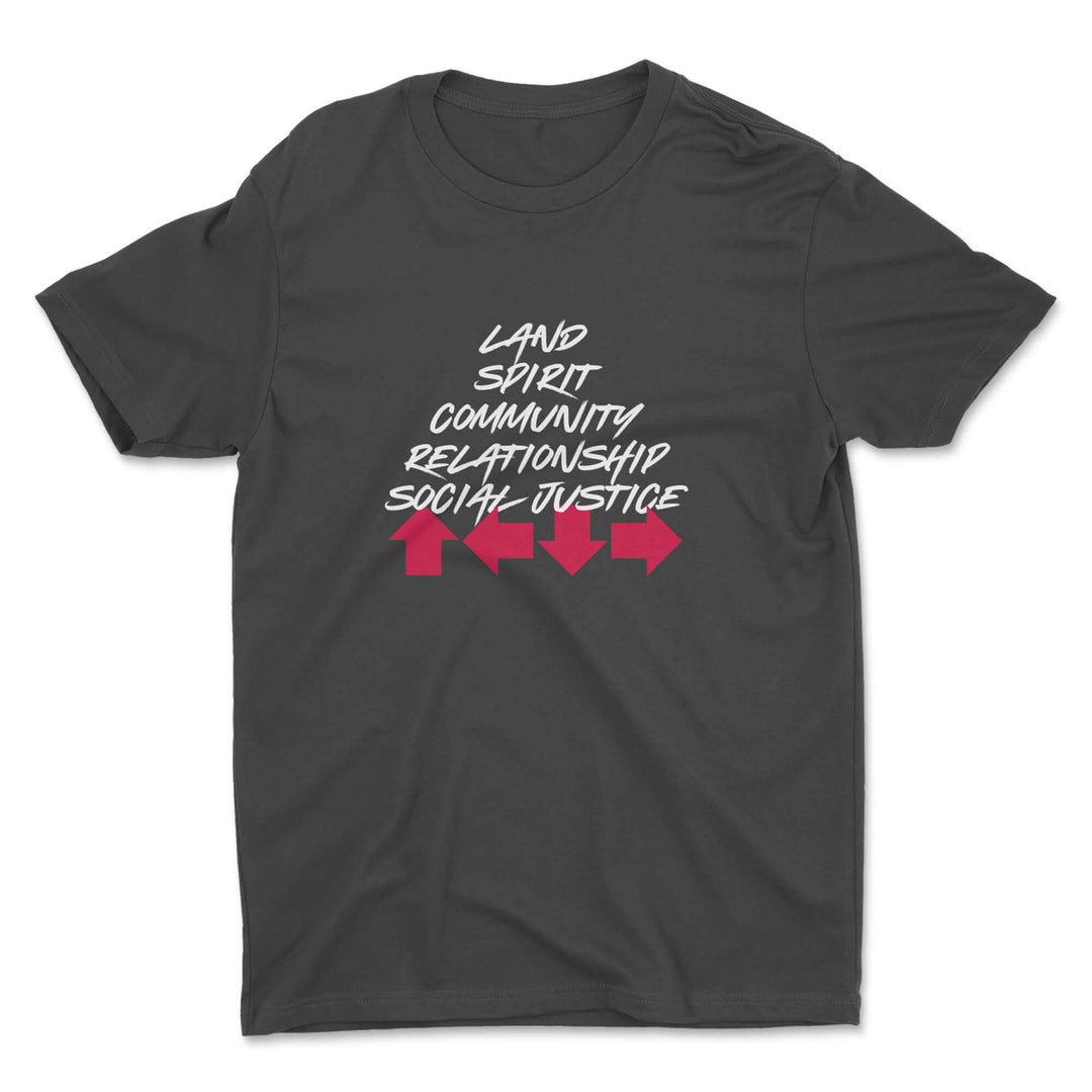 4 directions tee black