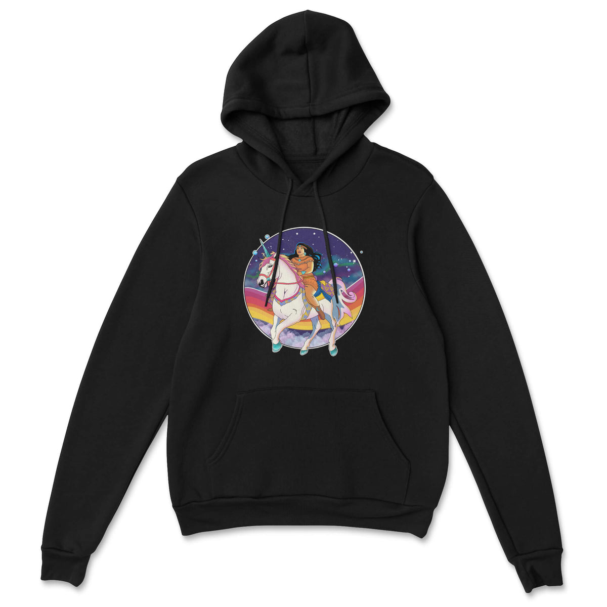 Black rainbow hoodie hotsell