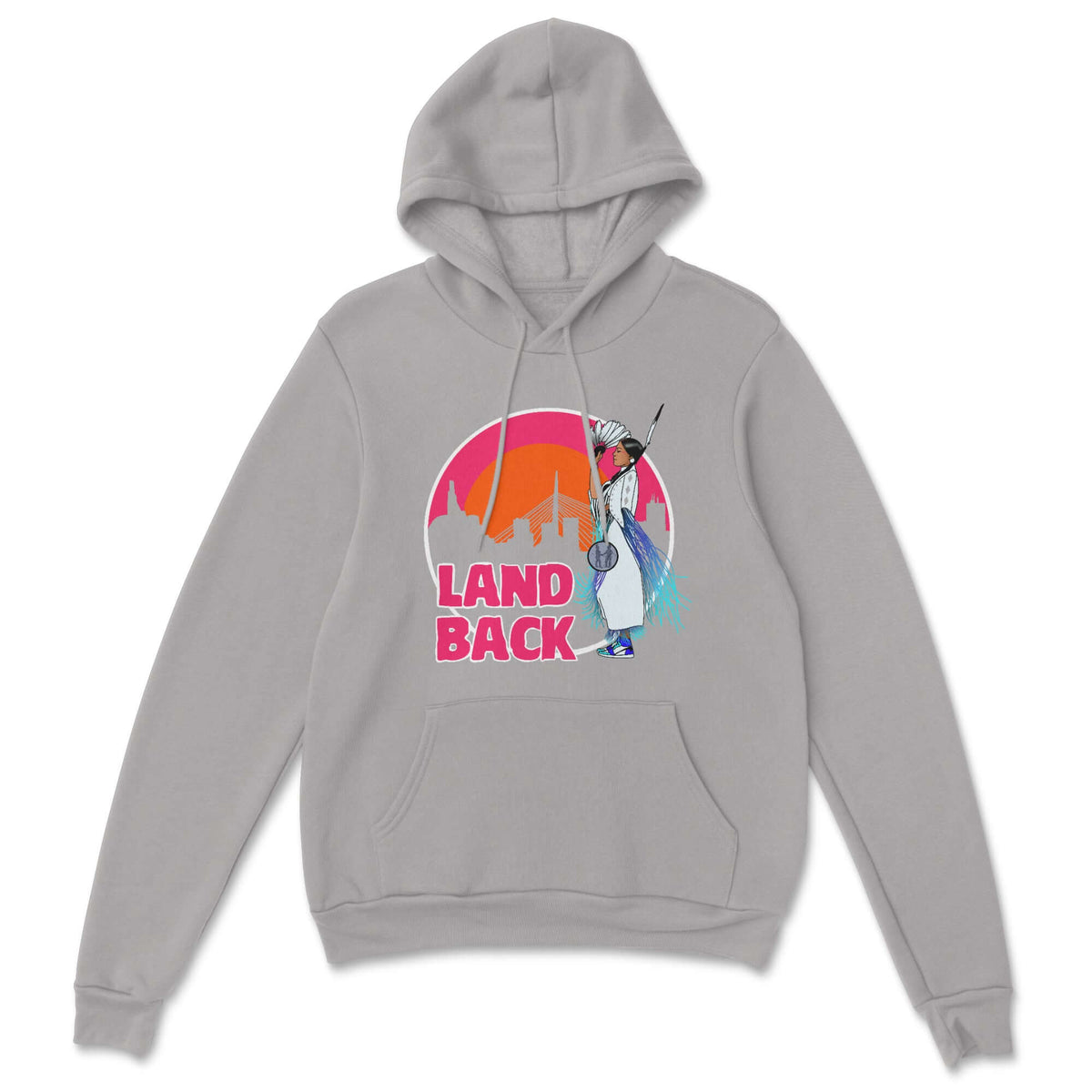 Land Back Hoodie Indigenous Clothing Canada Red Rebel Armour