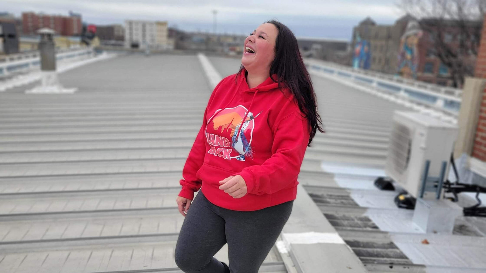 woman wearing a streetwear