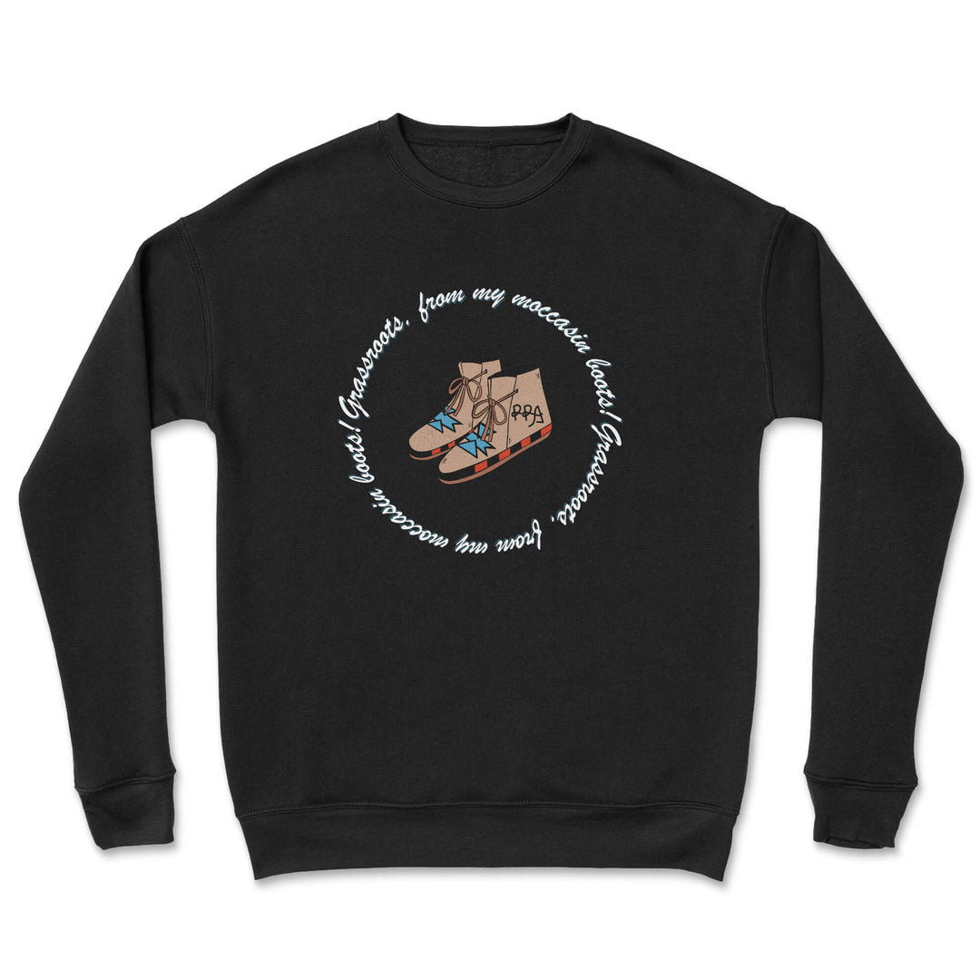 Grassroots From My Moccasin Boots Crewneck