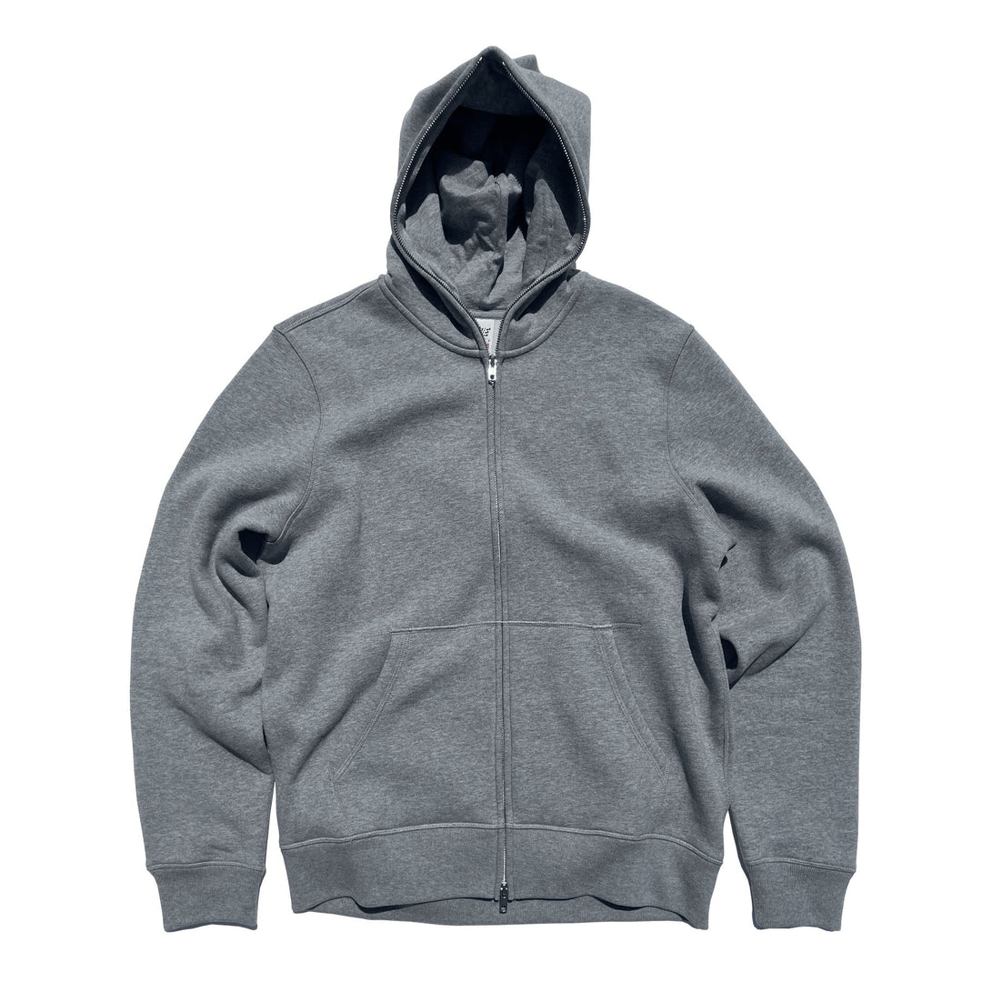 Gray hoodie on a white background