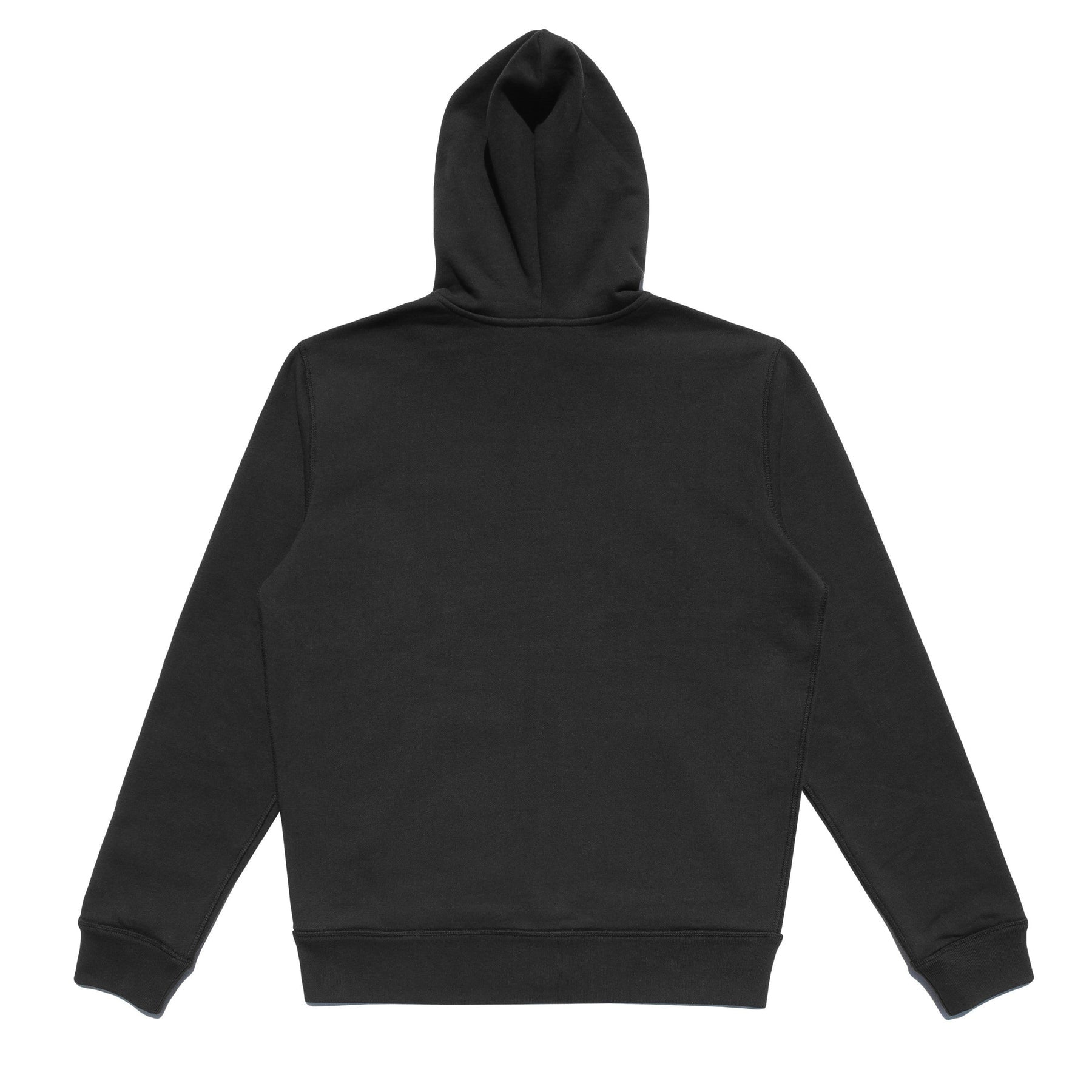 Black hoodie on a white background