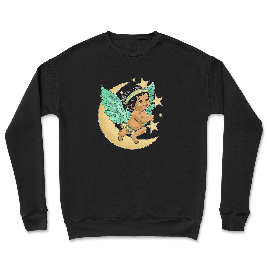 Baby Kale Turquoise Crewneck