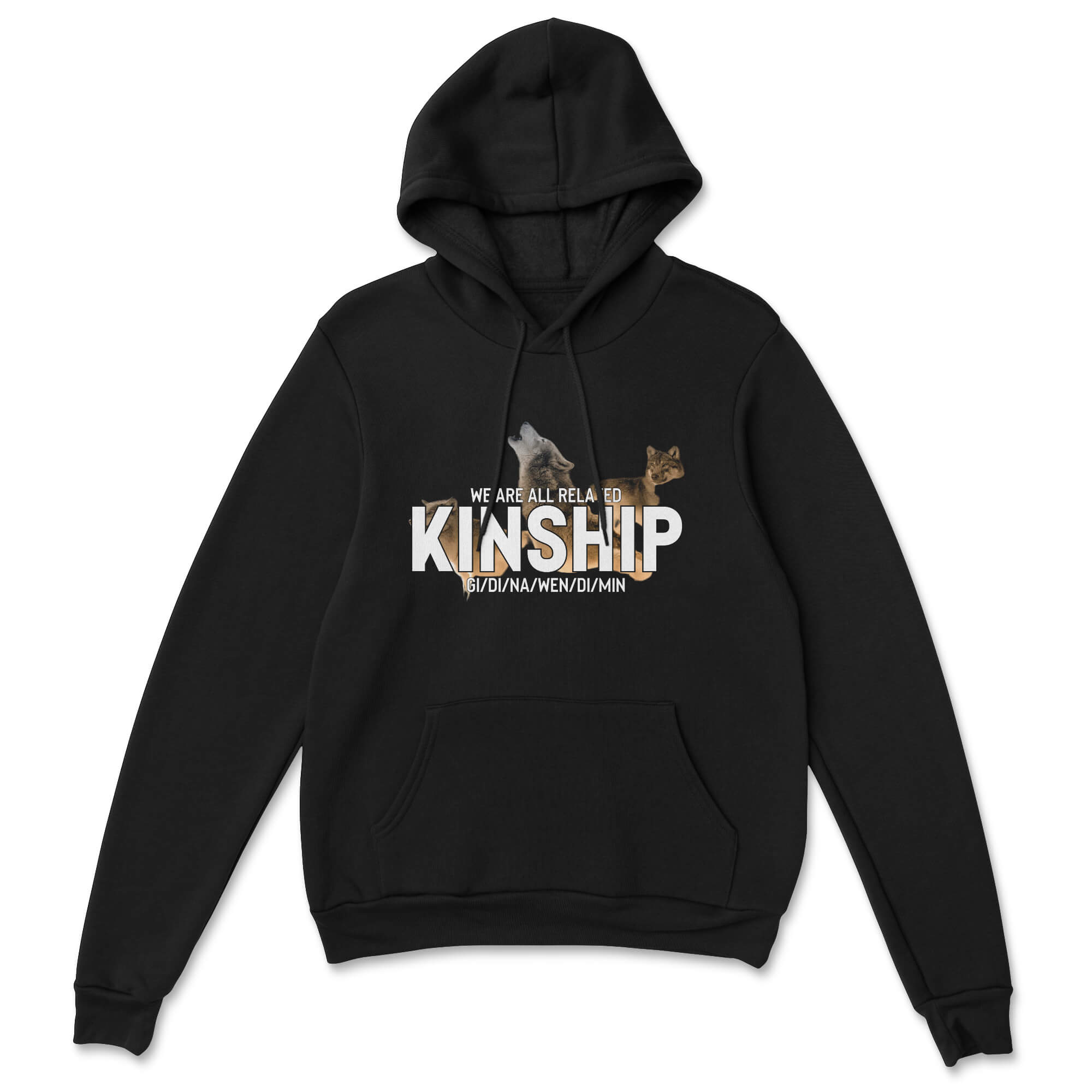 kinship hoodie black