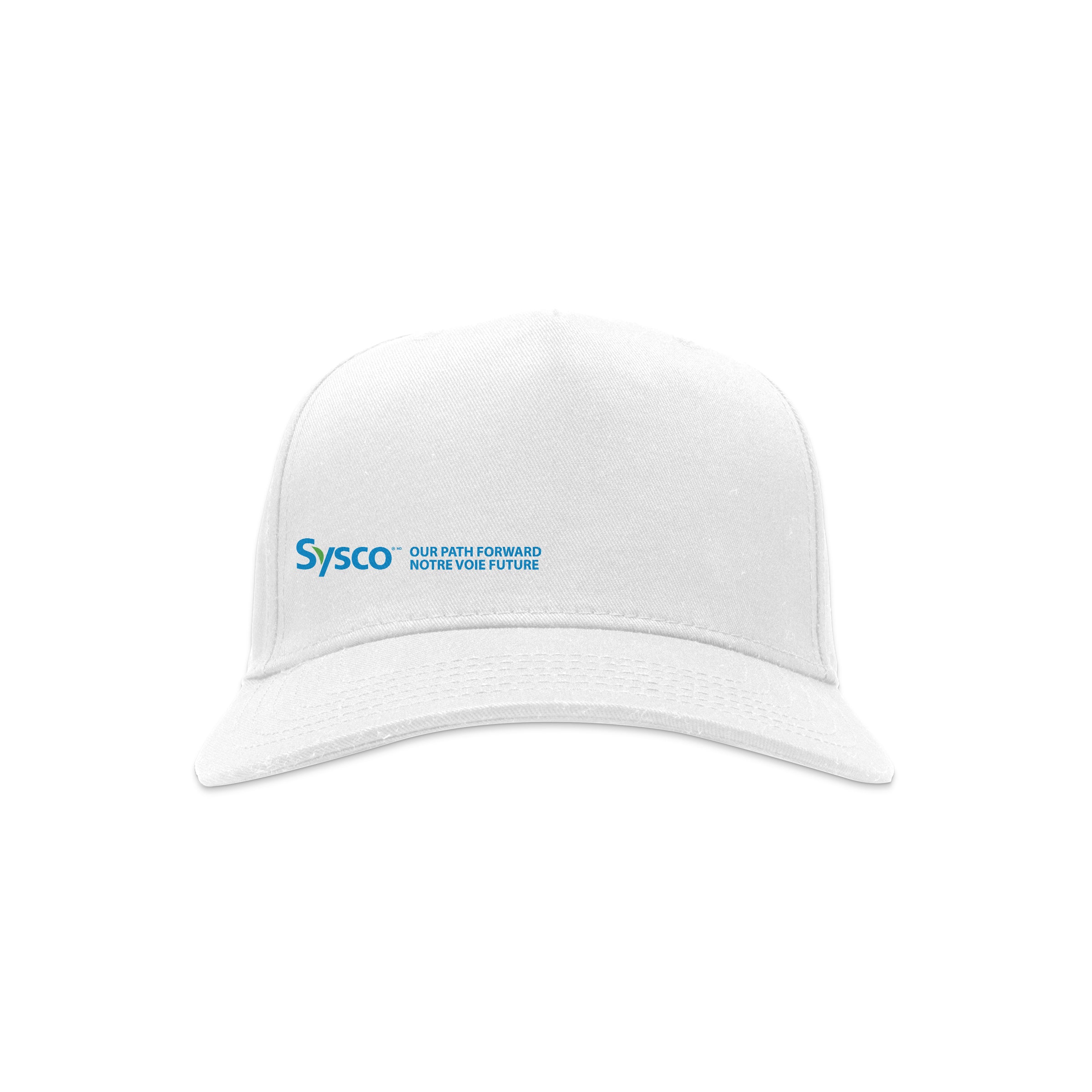 White with Sysco logo on white background.
