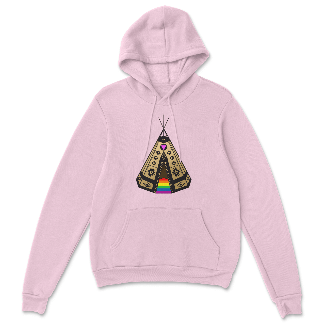 Pink 2025 rainbow hoodie