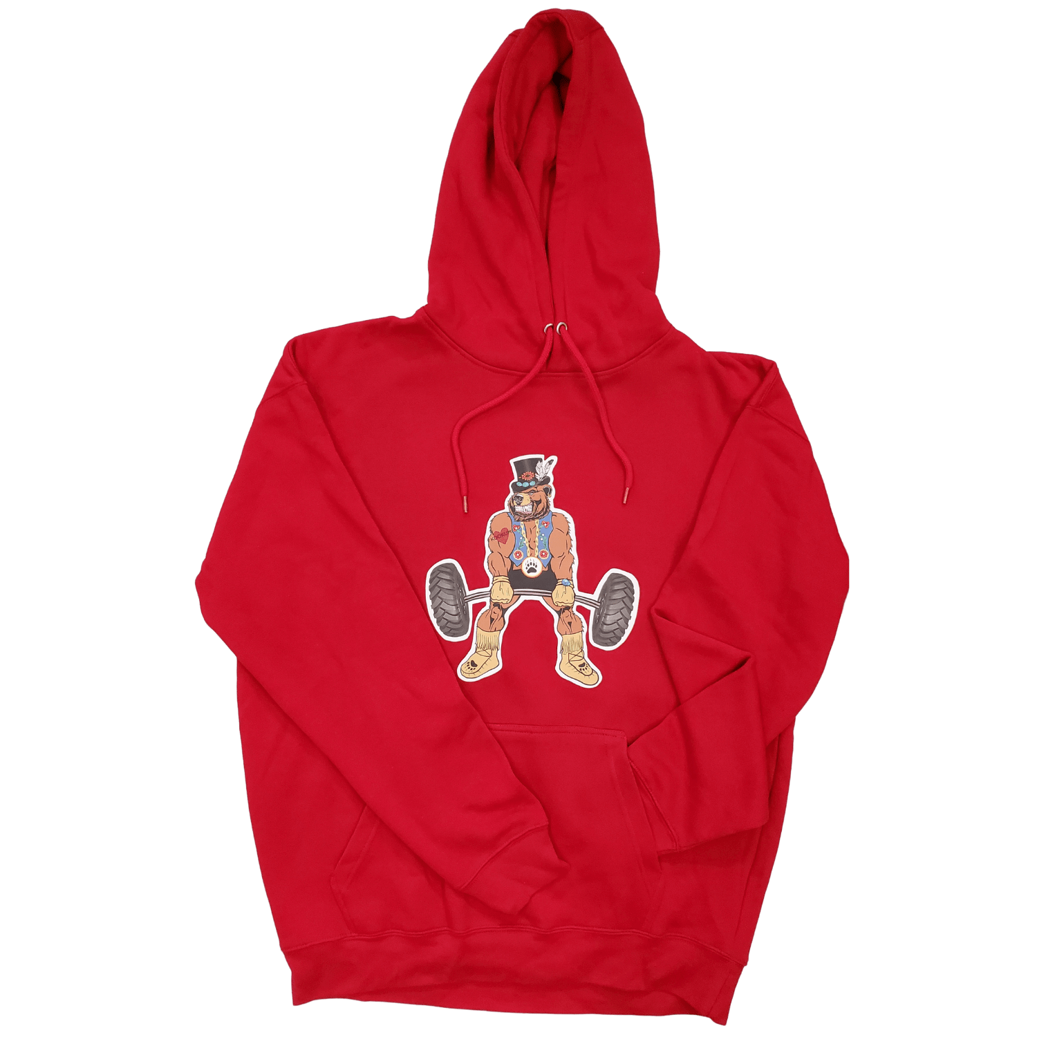 Red 2025 bear hoodie
