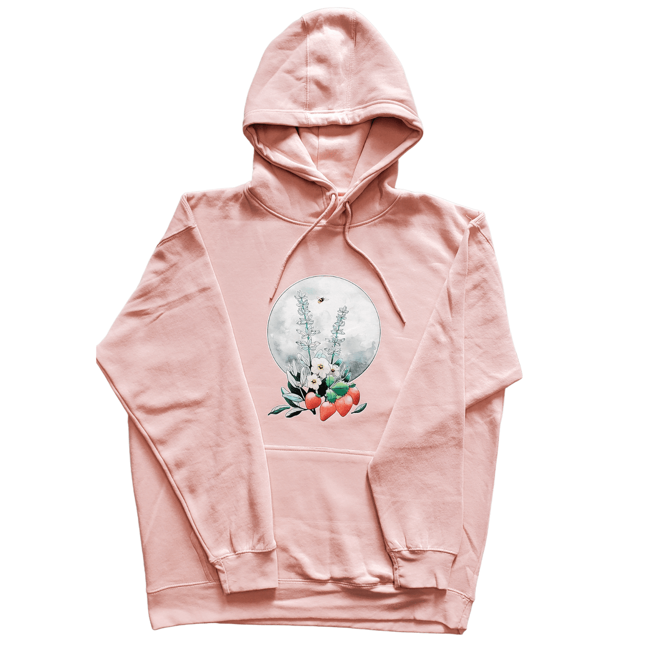 Hoodie with flowers on sleeves best sale