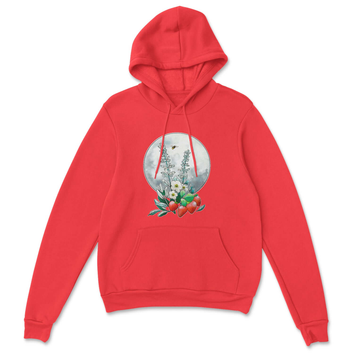 Gas Red Marabou Sweatshirt